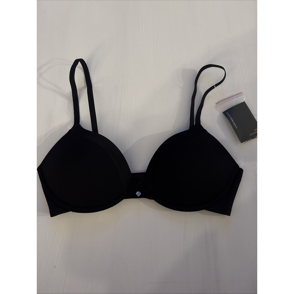 NWT Underoutfit Bra Black Underwire Style 88025 Size MEDIUM